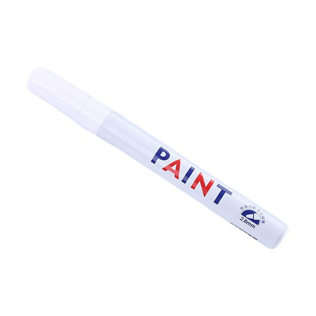 12-Color Car Tire Paint Markers, Waterproof Non-Fading Anti-Scratch Pen Set for Rubber, Metal, Wood, Permanent Touch-Up Paint & Graffiti Art, Assorted