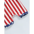 thumbnail image 6 of Hirigin Newborn Baby Boy Girl 4th of July Outfit Sleeveless American Flag Romper Jumpsuit 3 6 12 18 Months Independence Day Bodysuit, 6 of 7