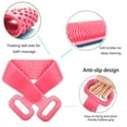 thumbnail image 5 of SHELLTON Silicone Back Scrubber for Shower - 30" Extra Long Large Body Scrubbers for Men&Women, Exfoliating Massage Bath Body Brush, Reduce Cellulite, Improve Circulation, Boost Energy, Pink, 5 of 7