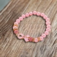 thumbnail image 1 of Promotional Logo Caring For Cancer Bracelet Accessory Red Ribbon International Prevention Badge Bracelet for Women, 1 of 5