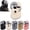 Beige, variant on Unisex Outdoor Biking Hat with Goggles, 5-in-1 Fleece Hat and Neck | Detachable Face Cover Breathing Valve Windproof Fleece Lined Fur Ear Flap Hood Neck Warmer Cycling Snowmobile