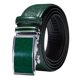 thumbnail image 1 of Cinturón de Cuero Verde con Hebilla de Carraca Barry.Wang 3.5 cm x 110-150 cm, 1 of 7