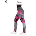 thumbnail image 4 of PULLIMORE Women High Waist Yoga Leggings 3D Printed Butt Lifting Tight Pants For Sport Gym Workout Fitness (S, Pink), 4 of 10