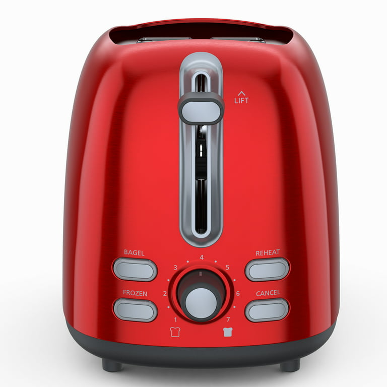 Oster 2-Slice Toaster with Extra-Wide Slots Red