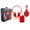 Red, variant on Zummy Wireless Over-Ear Bluetooth Headphones and True Wireless Earbud Set - Red