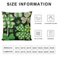 thumbnail image 6 of Nawypu  ST Patricks Day Lucky Charm Blessed Throw Pillow Covers,  Stripes Decoration for Sofa Couch 2pc, 6 of 6