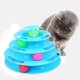 thumbnail image 5 of Gato Divertido Gato Torre Rompecabezas Juguetes Placa giratoria Entrenamiento de pelota de diversión Placa de juego Hugtrwg Para estrenar, 5 of 7