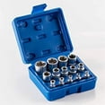 thumbnail image 3 of Juego de 14 Piezas de Enchufes Torx con Estrella e Hembra E4-E24 Tuerca de Inserción de Enchufe Hexagonal Externo e-Torx, 3 of 5