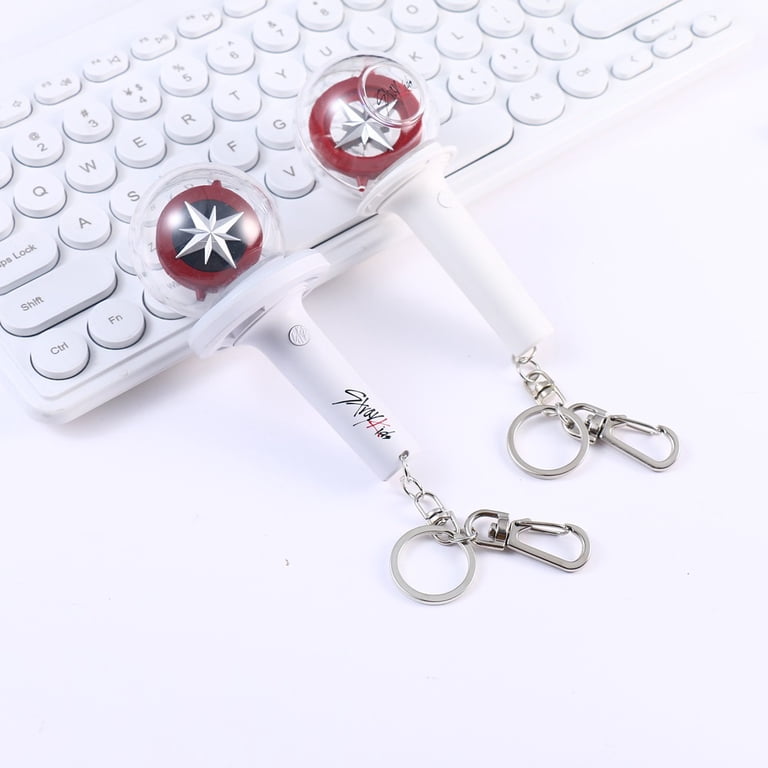Kpop Idol Stray Kids Lightstick Keyring Skz Mini Glow Stick