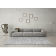 thumbnail image 3 of Ahgly Company Indoor Rectangle Checkered Gray Modern Area Rugs, 3' x 5', 3 of 4