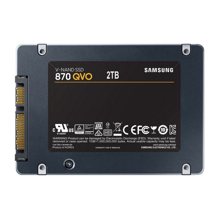 SAMSUNG 2TB Solid State Drive 870 QVO Series SATA III Internal SSD
