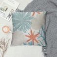 thumbnail image 2 of Coastal Throw Pillow Cover,Summer Ocean Themed Pillow Covers Square Seashell Starfish Beach Pillow Cases Cushion for Bedroom Home Sofa Decoration, 2 of 5