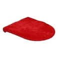 thumbnail image 2 of sunsanly Solid Color Toilet Lid Cover Ultra Plush Elastic Band Non-Slip Material Washable Universal Fit Toilet Cover Bathroom Accessory, 2 of 8