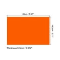 thumbnail image 2 of Uxcell Shrink Plastic Sheet, 20cm x 14.5cm x 0.3mm Sanded Shrink Films Paper for Craft Fluorescent Orange 10 Pack, 2 of 5