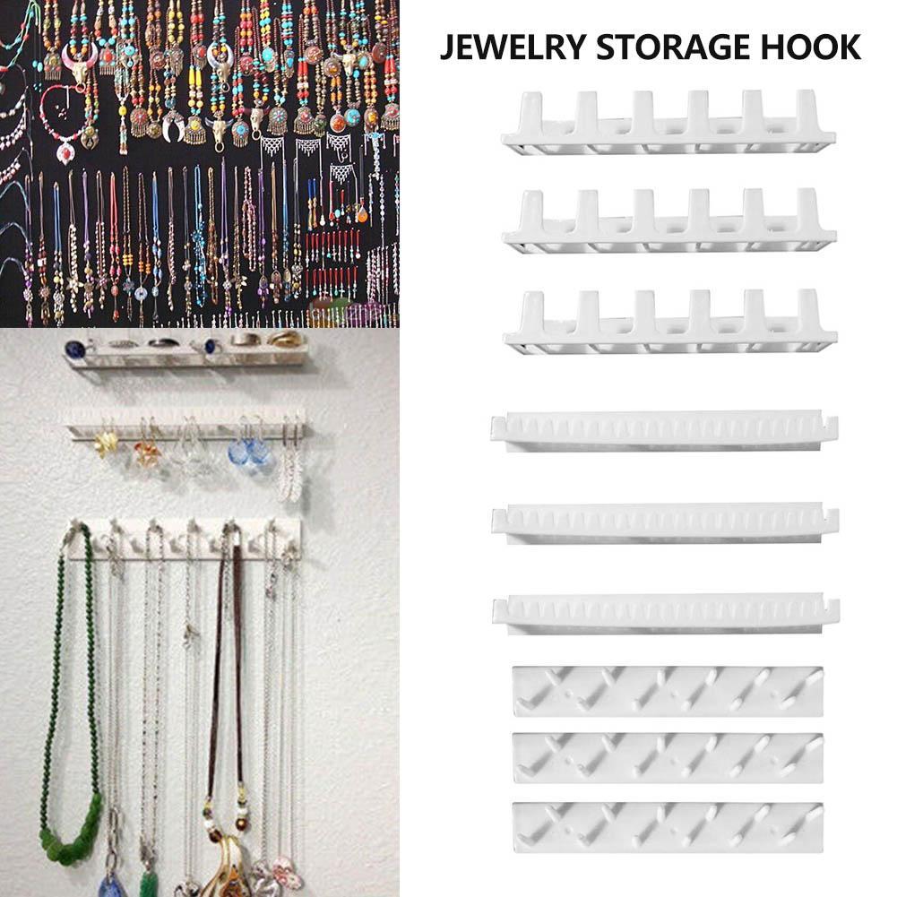 9pcs/set Jewelry Hooks Organizer HolderEarring Necklace Sticky Hanger Hooks Display Packaging Set Jewellery Rack Wall Stander S6J1 - image 3 of 9