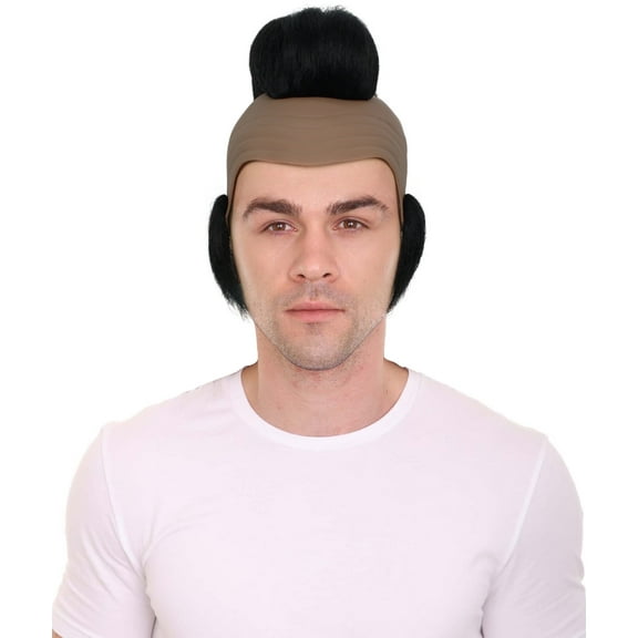 Adult Men’s Tough Black Guy T Mohawk Wig Multipole Colour Perfect for Halloween