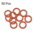 thumbnail image 3 of Uxcell Silicone O-Rings 9.5mm OD, 6.5mm Inner Diameter, 1.5mm Width, Seal Gasket Red 50pcs, 3 of 3