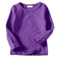 thumbnail image 7 of Ketyyh-chn99 Toddler Boys Shirts & Tops Toddler Boys Waffle Shirt with Long Sleeves Size for 9-10 Years,Dark Purple, 7 of 7