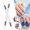 Clear, variant on Siquannn Silicone Nail Acrylic Pen Brushes Set Glass Nail Buffer Foot Files Toenail Acrylic Nail File Glass File Mont Bleu Glass Nail File Nail Tip Clipper Acrylic Nail Files Inis Nail Cutter For Men