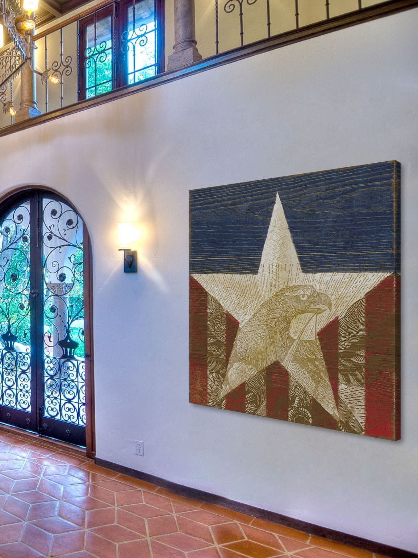 Marmont Hill "Stars and Stripes II" Painting Print on Canvas