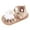 1Gold, variant on T'oddler G'irls B'oys Summer Sandals - Breathable Petal Design B'aby Walking Shoes, Soft Sole Non- First Walkers, Lightweight Hollow Out I'nfant Footwear