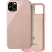 Native Union Clic Canvas Case - Crafted with Premium Woven Fabric Cover Slim and Lightwieght with Form-Fitting Protection - Compatible with iPhone 11 Pro Max (Rose)