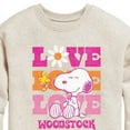thumbnail image 3 of Peanuts - Love Woodstock - Toddler & Youth Crewneck Fleece Sweatshirt, 3 of 6
