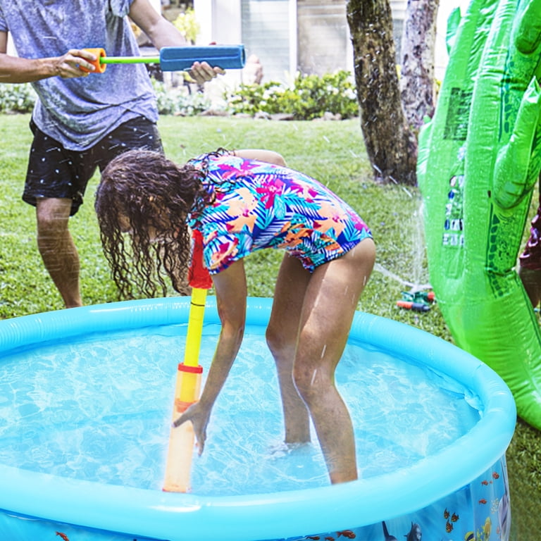 YouLoveIt Inflatable Swimming Pool Family Home Backyard Summer Outdoor Play  Pool Kids Round Bathing Paddling Pool Home Fence Children Bathing Tub  (Without Pump) - Walmart.com