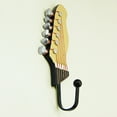 thumbnail image 3 of 3 Pcs Porte-Serviettes Mural en Forme de Guitare Crochets en Résine Vintage Porte-Clés Mural, 3 of 5