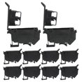 thumbnail image 1 of UK5- UK5RD Without LED DIN Rail Fuse Terminal Base Disconnect Terminal Block Screw Clip (Pack of 10Pcs,Black), 1 of 5