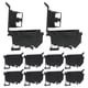thumbnail image 1 of UK5- UK5RD Without LED DIN Rail Fuse Terminal Base Disconnect Terminal Block Screw Clip (Pack of 10Pcs,Black), 1 of 5