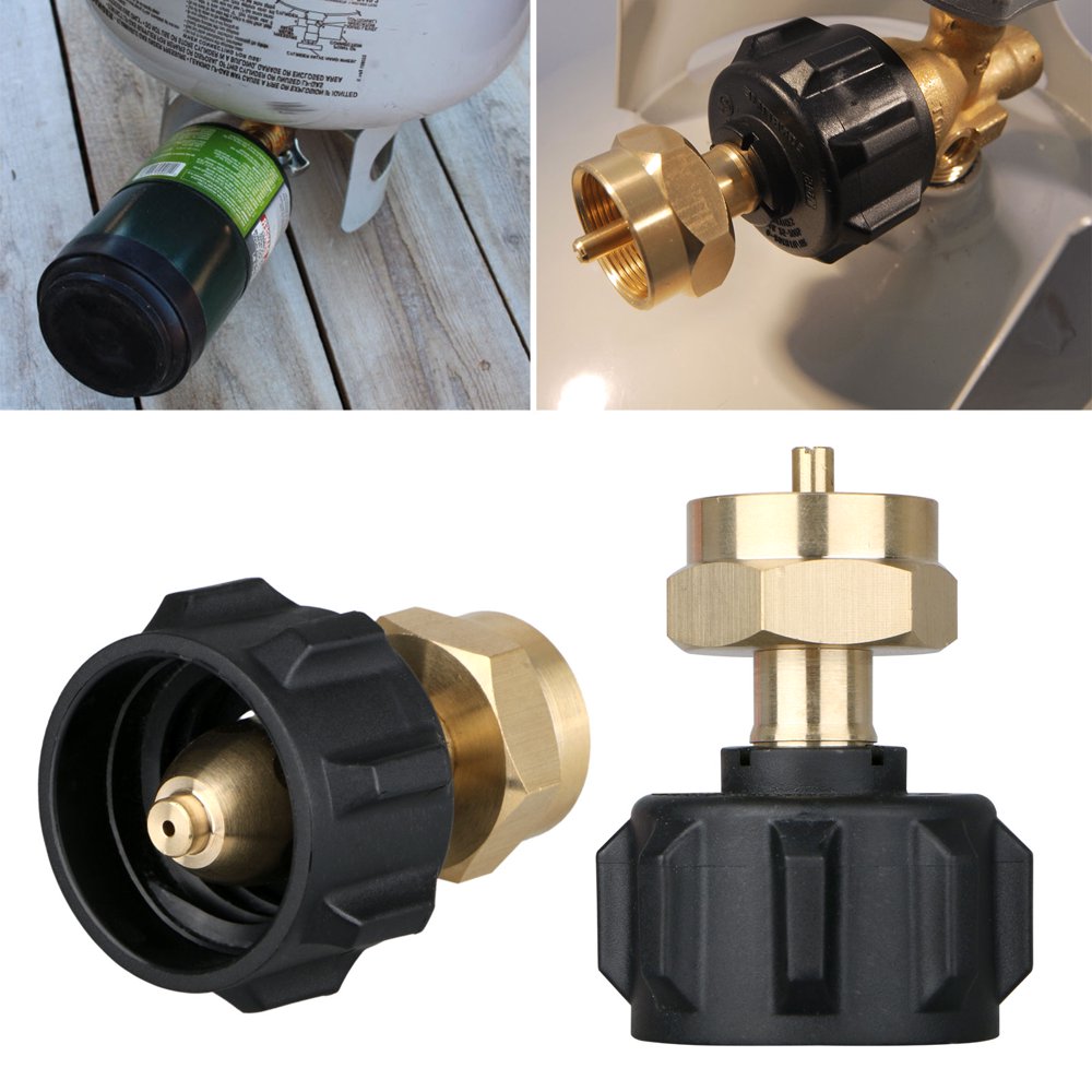 Propane Refill Adapter Gas 1Lb Cylinder Tank Coupler Bottles Heater Camping