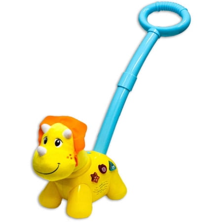 Dinapal Push 'N Walk Toy for Toddlers with Learning and Music Modes