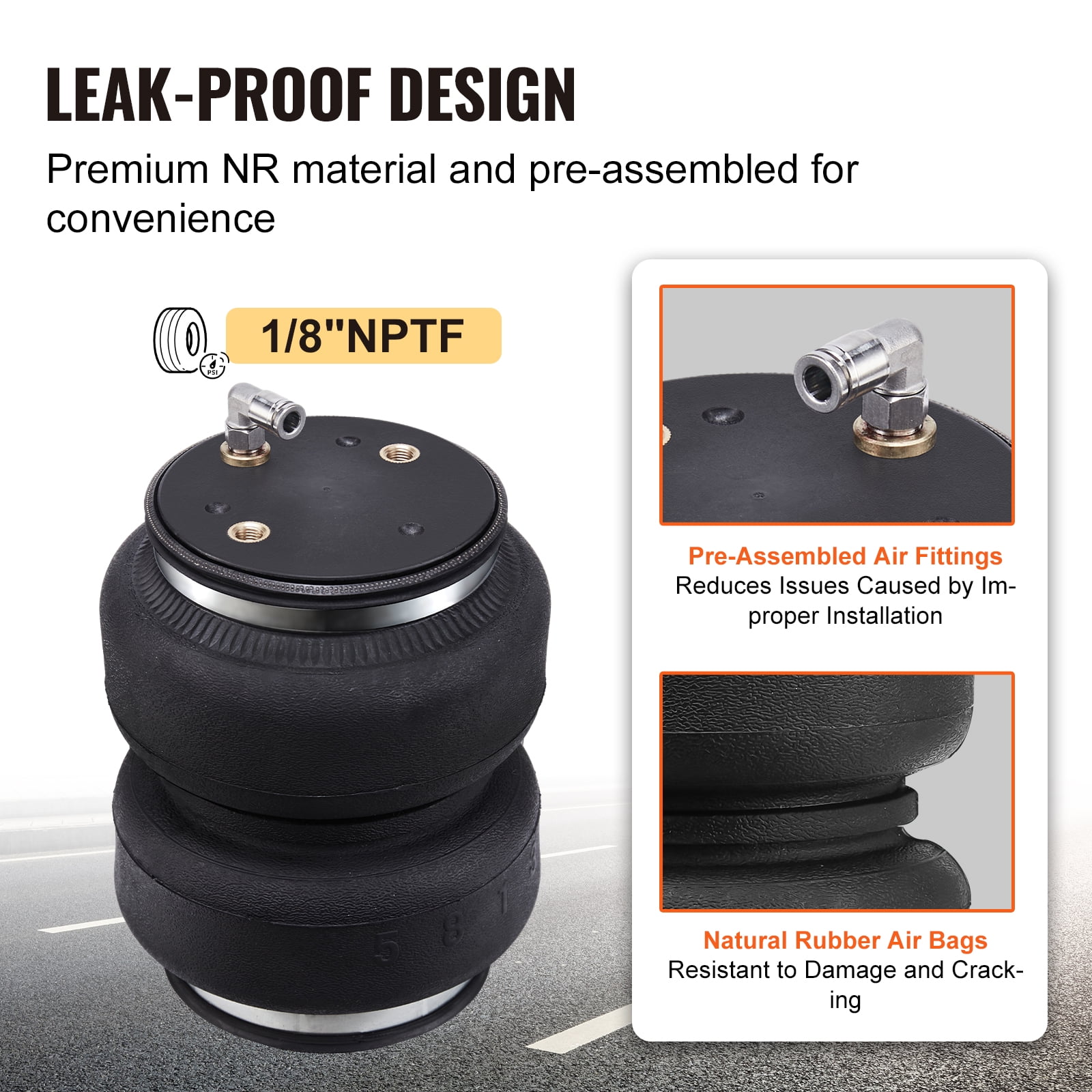 KFFKFF Air Bag Suspension Kit, Compatible with 2011-2018 Dodge Ram 1500 and 2019-2021 Dodge Ram 1500 Classic, Supports Up to 5000 lbs, Adjustable Pressure Range from 5 to 100 PSI