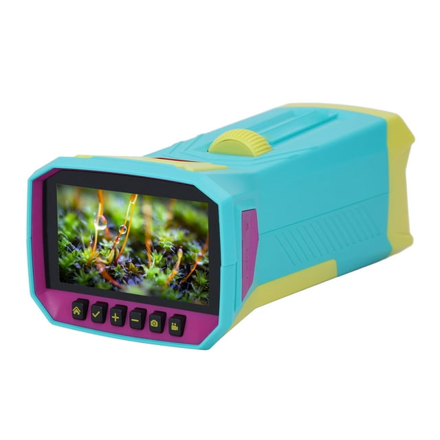 Microscopio Digital de Mano de Pantalla de 3 Pulgadas, Microscopio Digital de Mano versáLil Educato para el experimento de Estudiantes para el Estudiantes para Ciencias