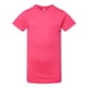 thumbnail image 1 of Camiseta de manga corta con cuello redondo y 100 % algodón de punto fino para niña LAT, rosa intenso, LAT  2616, 1 of 1
