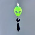 thumbnail image 6 of Glow In The Dark Alien Car Charm, Crystal Suncatcher, Auto Rear View Mirror Accessories, New Car Gift, Women Festival Rave Decor For Her, 6 of 8