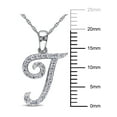 thumbnail image 2 of Everly Women's Diamond 10k White Gold Necklace, 2 of 6