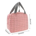thumbnail image 5 of Unique Bargains Thermal Lunch Bag for Work 9.06"x5.51"x7.87" 1 Pc Pink, 5 of 5