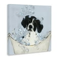 thumbnail image 3 of Stupell Industries Black & White Puppy in Tub Animals Painting Wrapped Canvas Canvas Art Print Wall Art, 30 x 30, 3 of 7