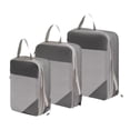thumbnail image 4 of 3x Bolsas de almacenamiento de compresión, Bolsas de embalaje de viaje, Cubos de embalaje de compresión para Gris, 4 of 9