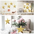 thumbnail image 3 of 25Pcs Paper Star Cutout Golden Color Star Confetti Cutouts Wedding Wall Party Supply, 3 of 8