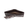 thumbnail image 4 of CTM  Napa Leather RFID Hipster Wallet with Middle Flap (Men), 4 of 5