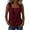 Red, variant on Erwazi Womens Square Neck Tank Top Button Wide Strap Sleeveless Casual Trendy Top