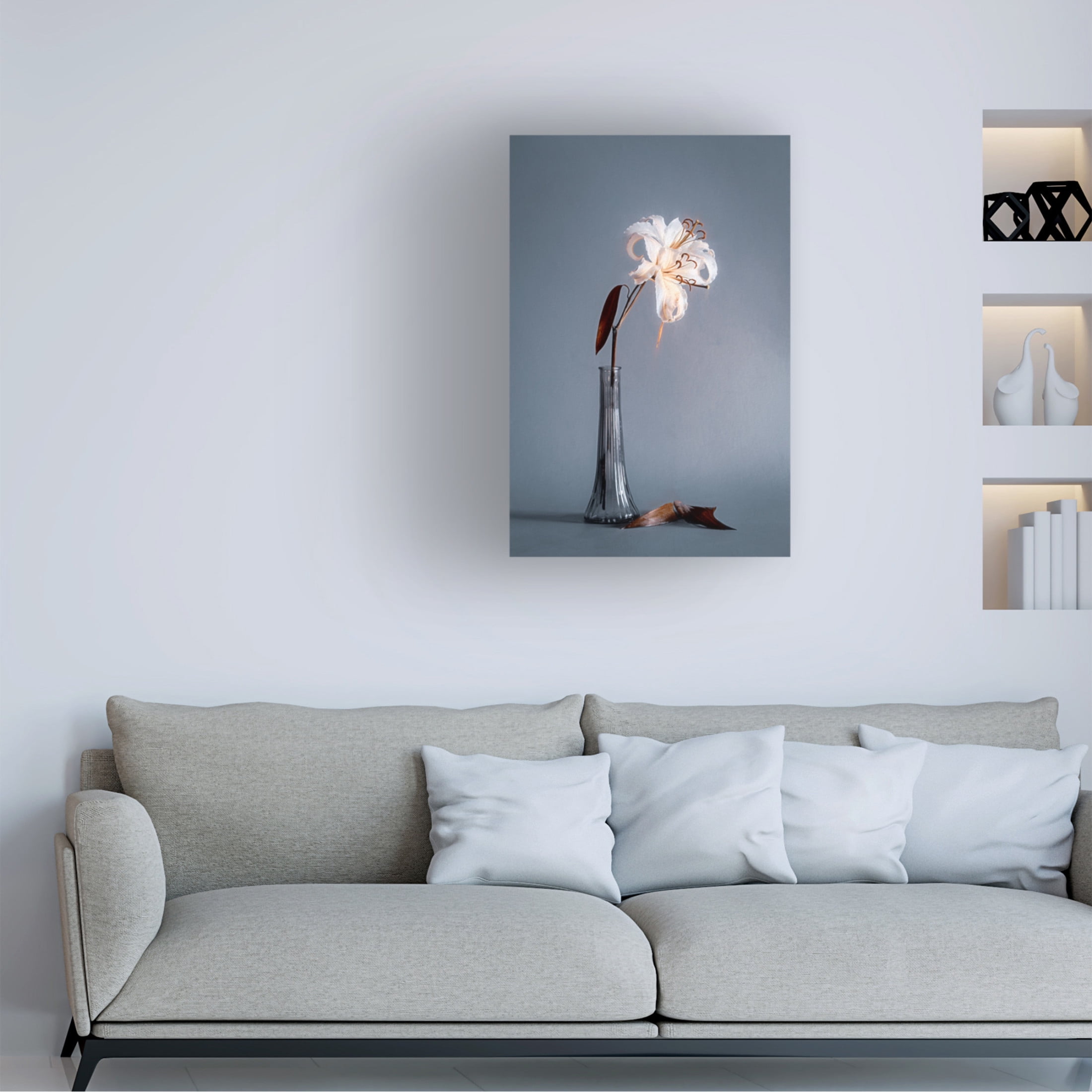 Trademark Fine Art Cicek Kiral  Elegant Lines Canvas Wall Art