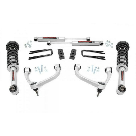 Rough Country 3" Lift Kit (fits) 2014-2020 F150 4WD | N3 Struts | N3 Shocks | Aluminum Control Arm Suspension | 54531