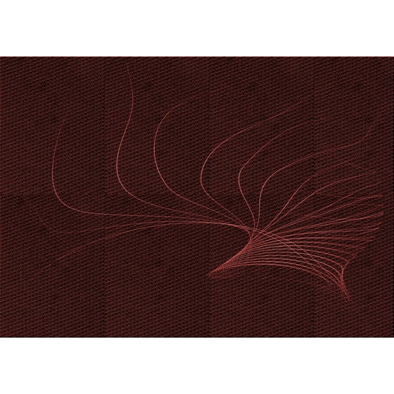 Ahgly Company Indoor Rectangle Patterned Chocolate Brown Area Rugs, 3' x 5'