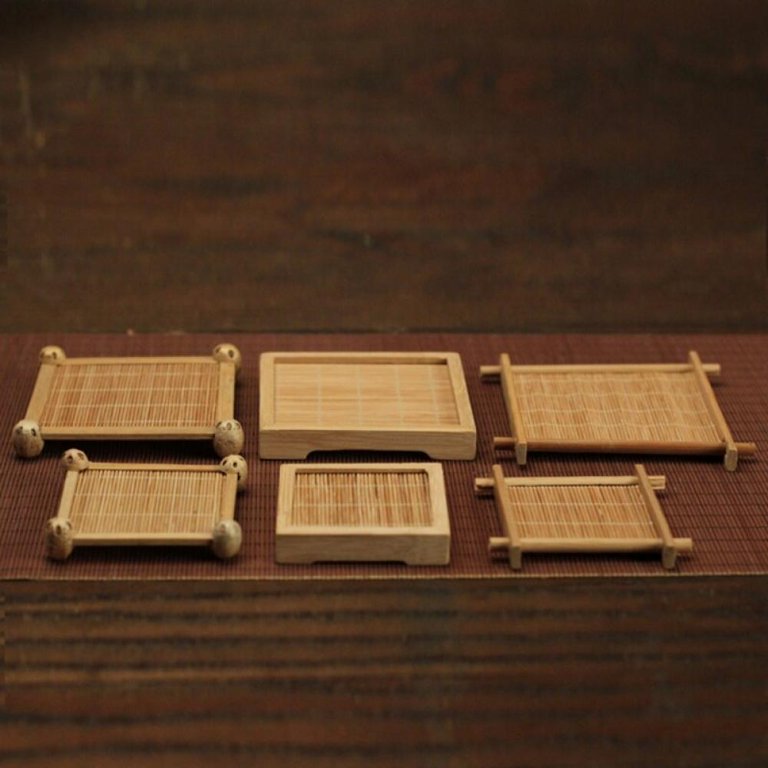 Miyabitake Japanese Bamboo Tea Coaster, MUSUBI KILN