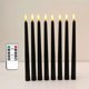 thumbnail image 2 of Vela electrónica sin humo, velas LED remotas parpadeantes, 8 piezas/juego, belleza, blanco cálido, 2 of 5