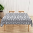 thumbnail image 3 of RisChhery Waterproof Rectangle Tablecloth,60x102 inch,Stain Resistant Table Cover,Indoor and Outdoor,Grey, 3 of 6